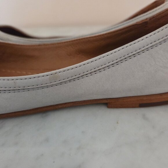 Frye Carrie Pale Blue Ballet Flat - Picture 3 of 9